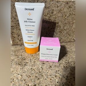 Dermasil Melon Jelly Cleanser & Whipped Recovery Cream